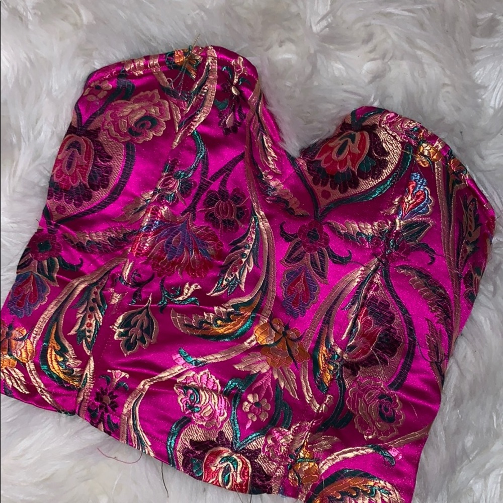 PINK CORSET TOP